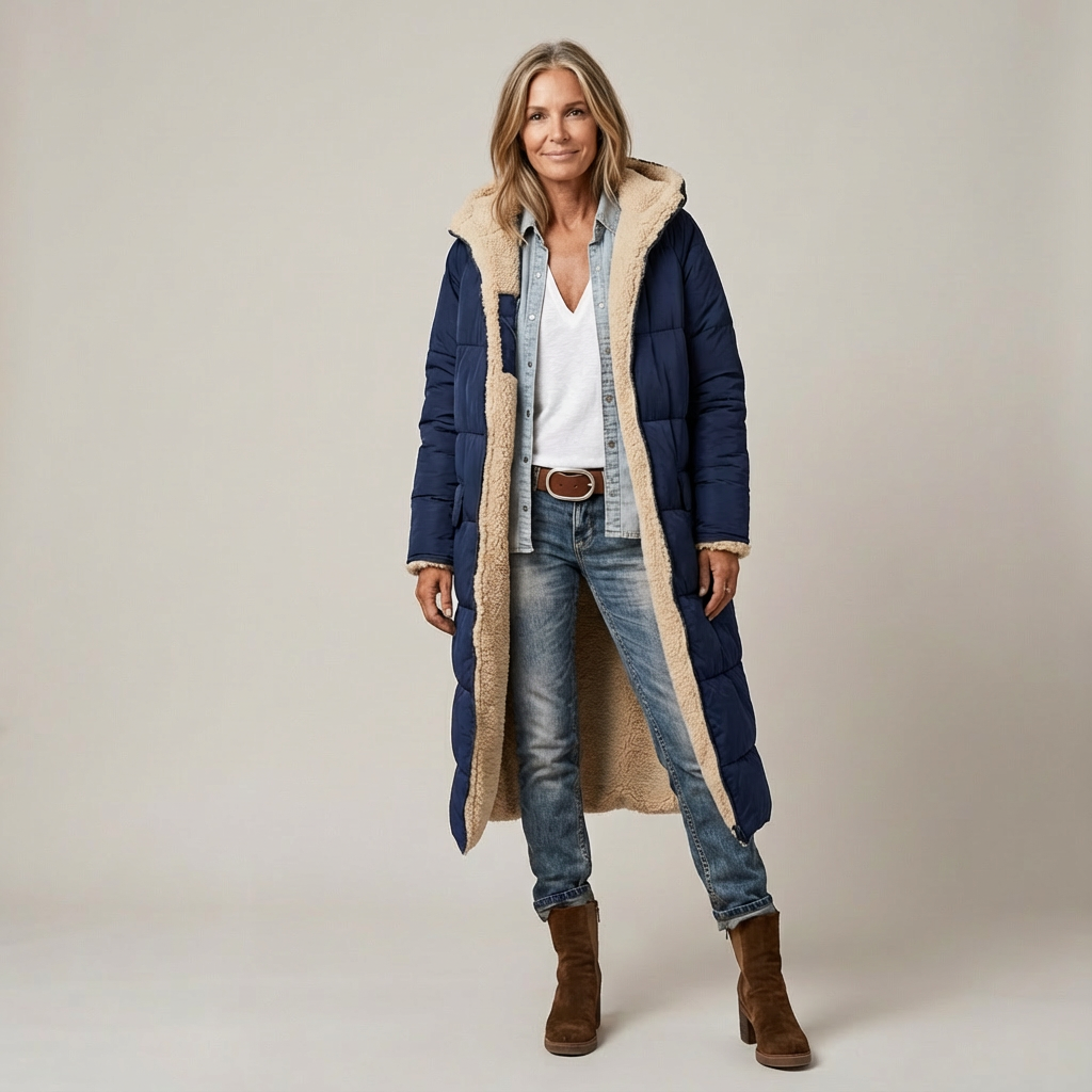 Amelia | Elegant vändbar kappa